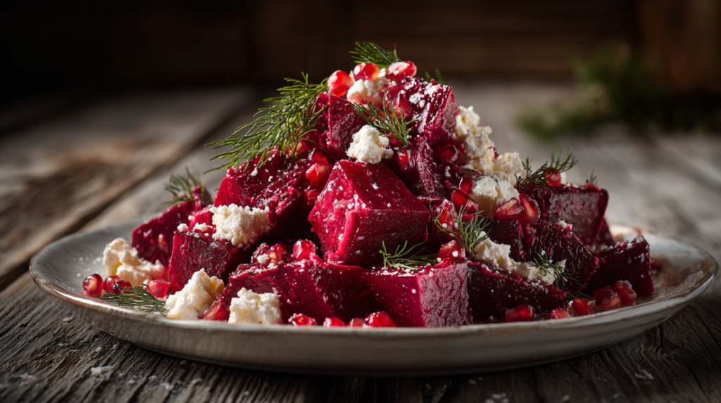 Pomegranate Roasted Beet Salad