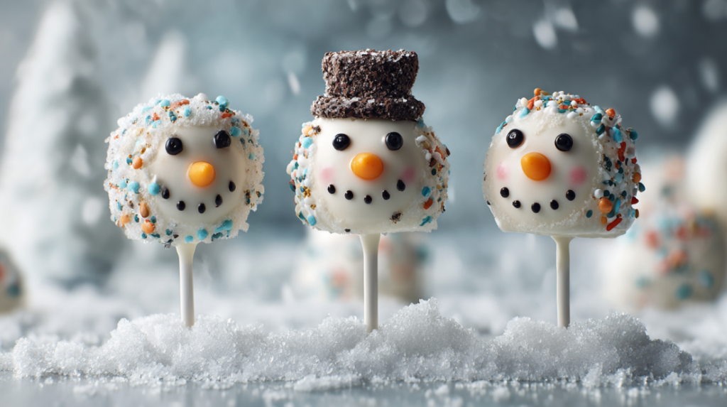Snowman Cake Pops