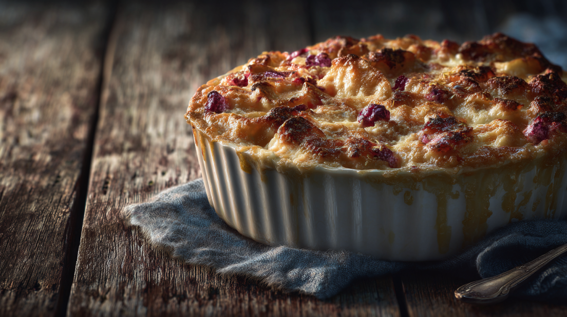 Sweet Potato and Cranberry Gratin