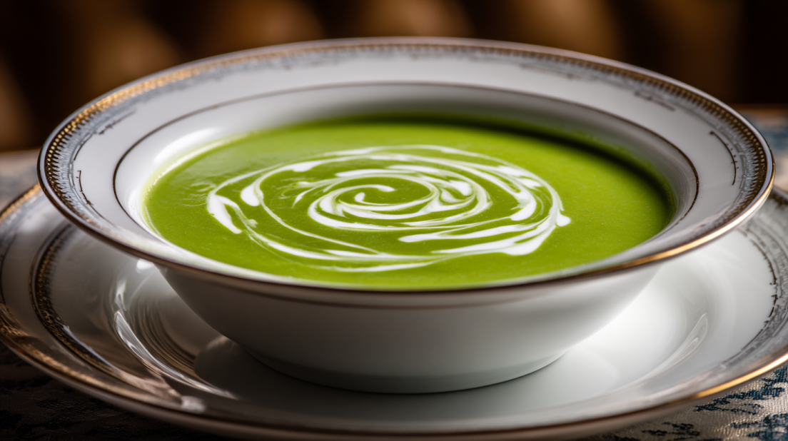 Velvety creamy asparagus soup