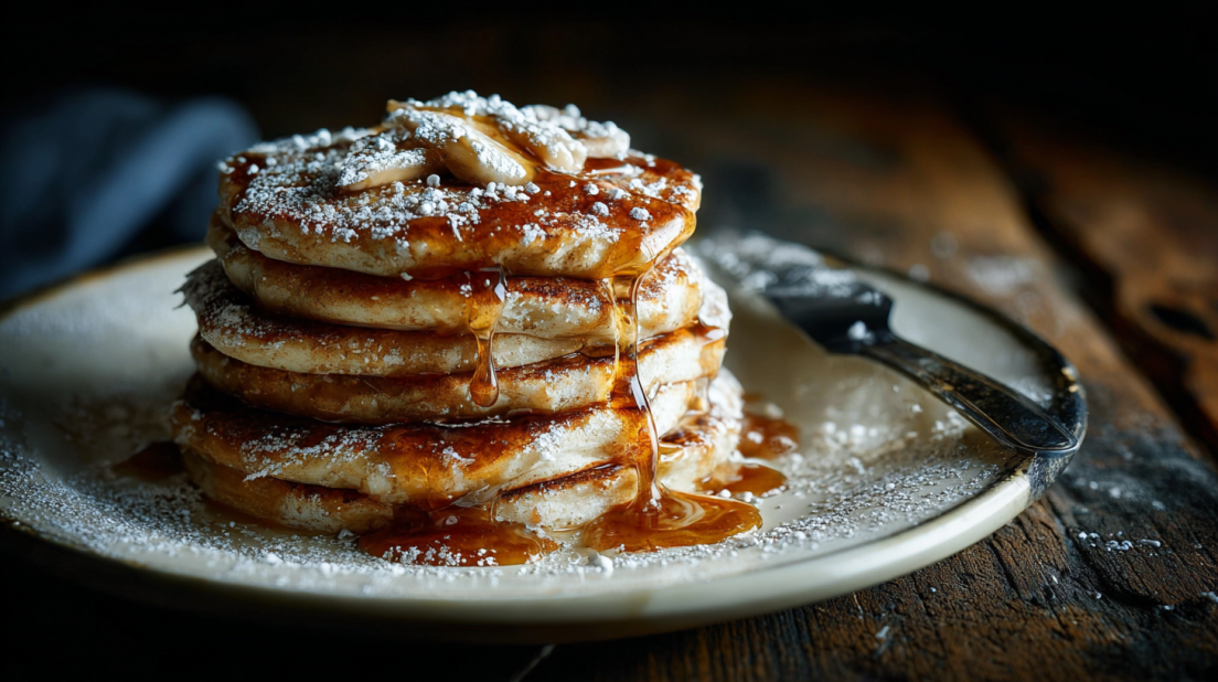 banana oatmeal pancakes