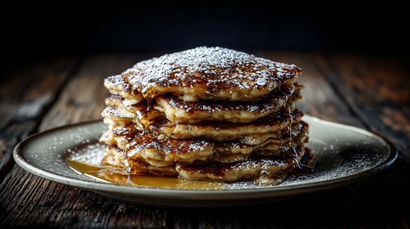 banana oatmeal pancakes