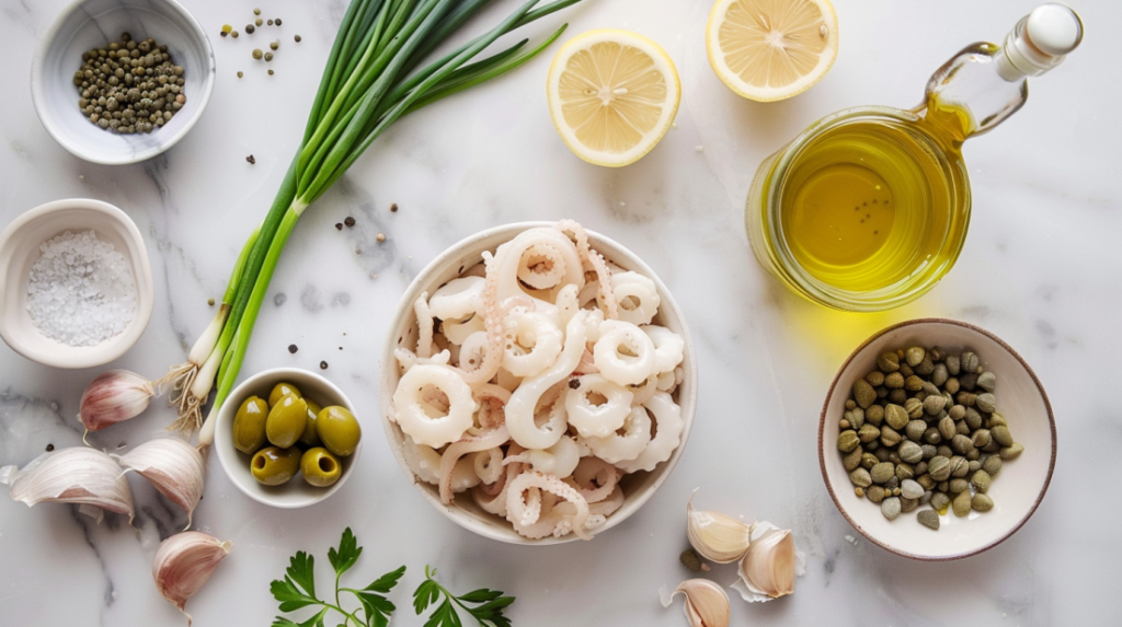 calamari salad ingredients