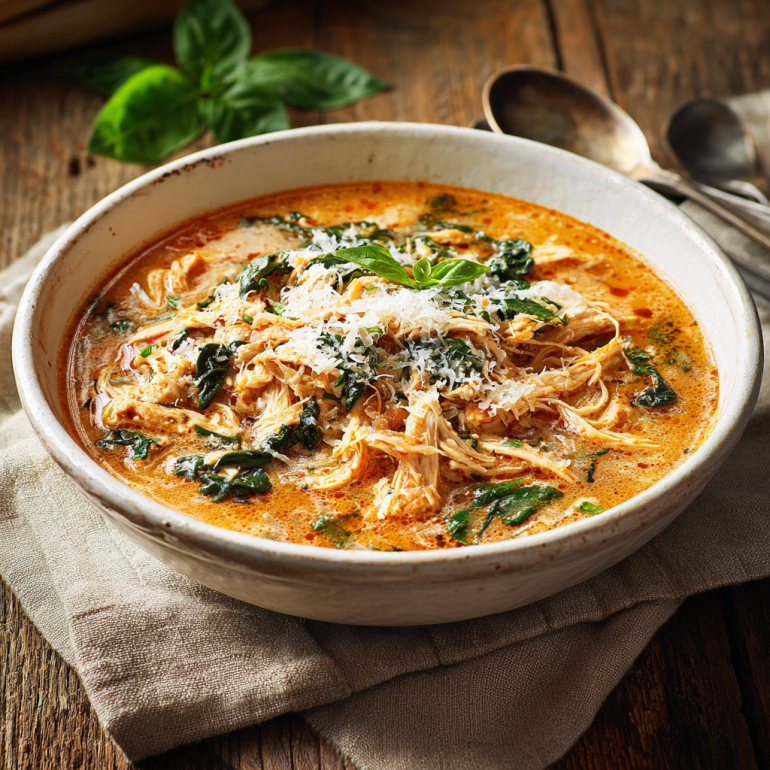 creamy Chicken Parmesan Soup