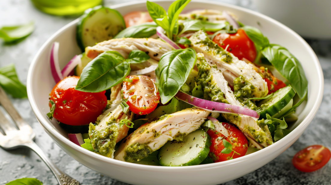 pesto chicken salad