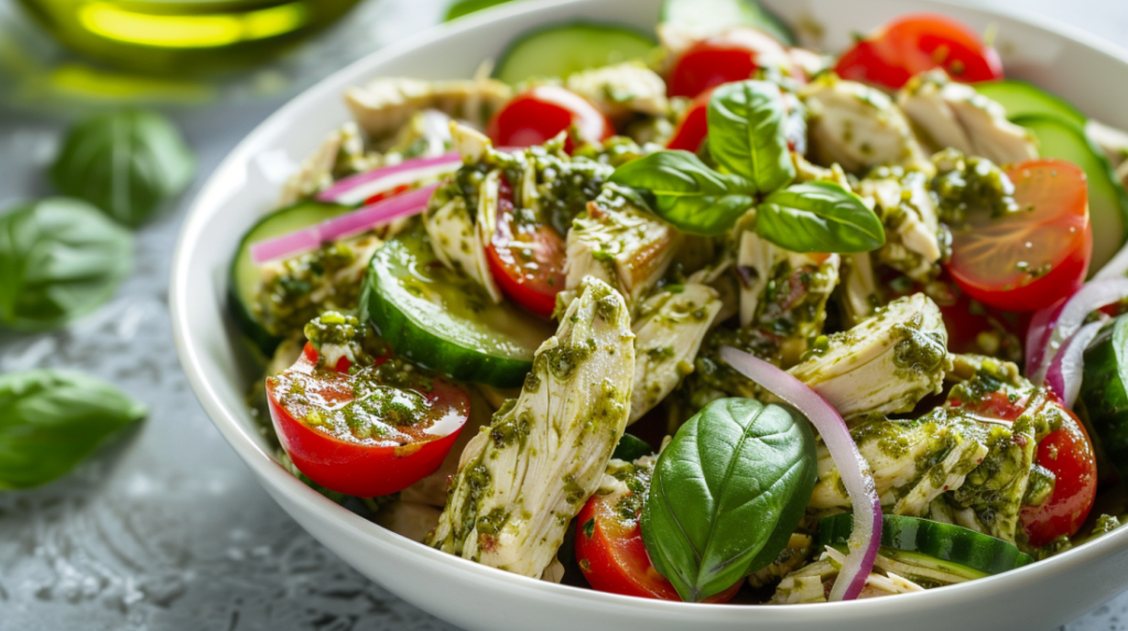 pesto chicken salad