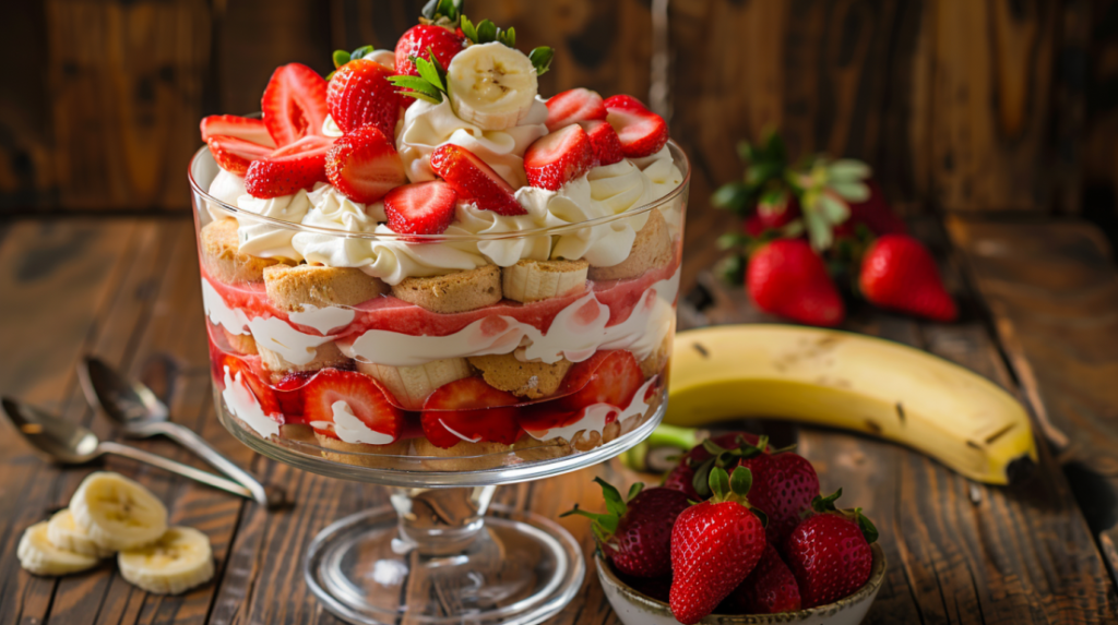 strawberry banana pudding 