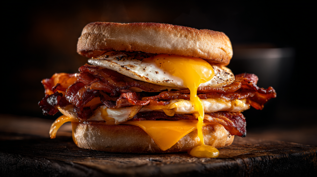 Bacon Egg Breakfast Sandwich