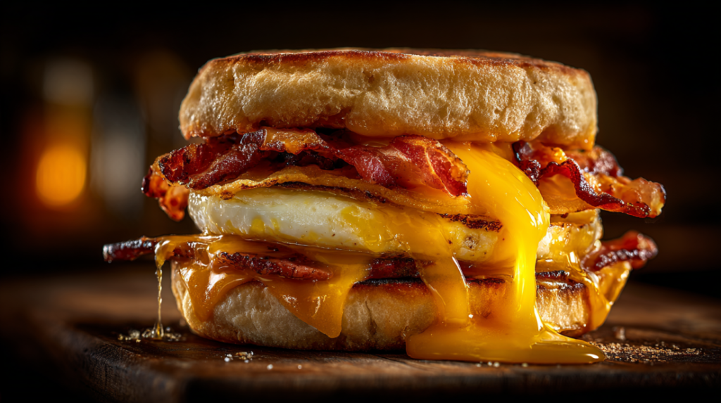 Bacon Egg Breakfast Sandwich