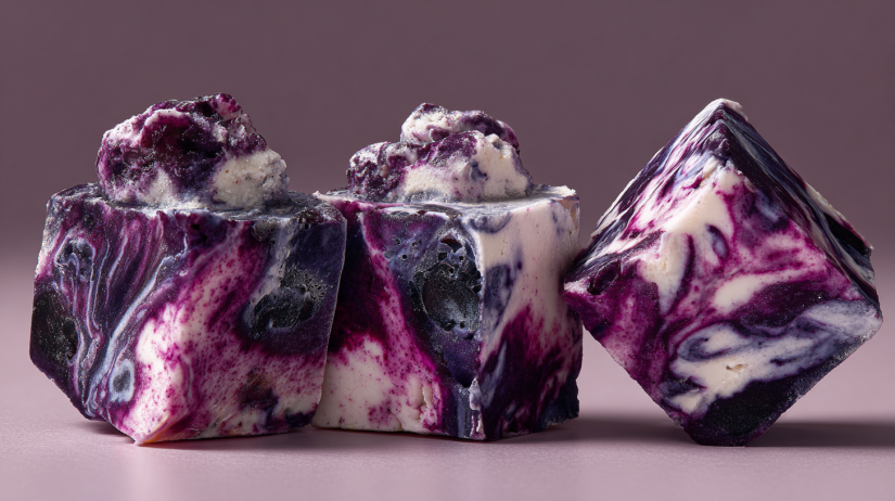 Blueberry Swirl Yogurt Bites