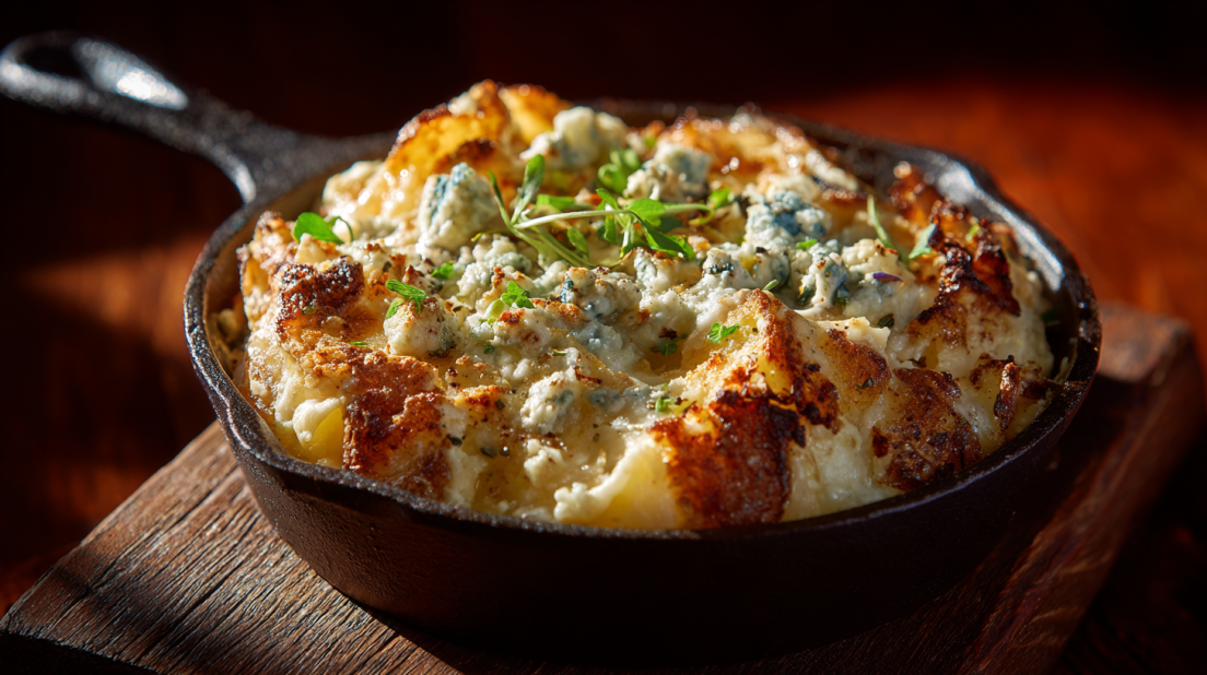 Buttermilk Turkey Blue Smashed Potatoes