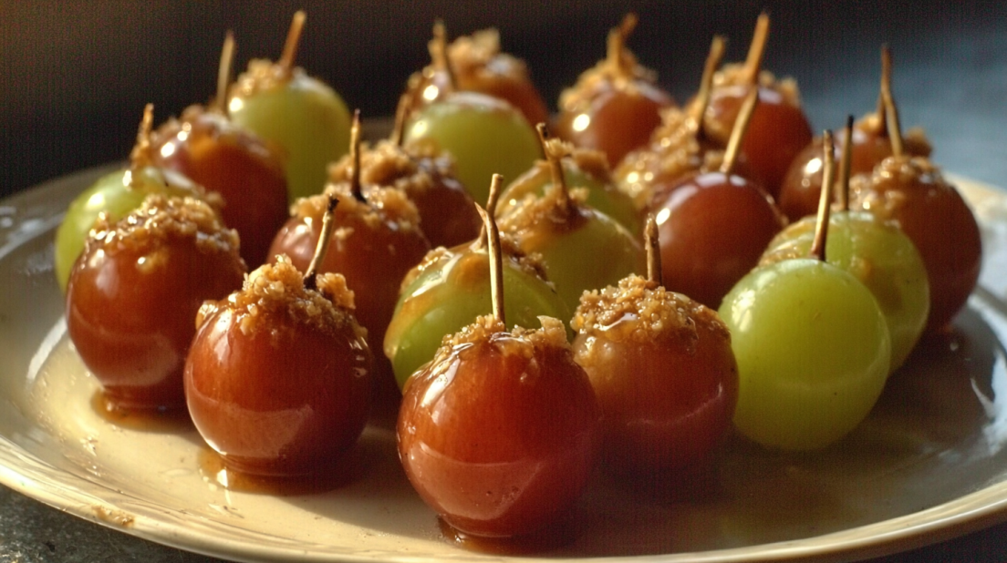 Caramel Apple Grapes
