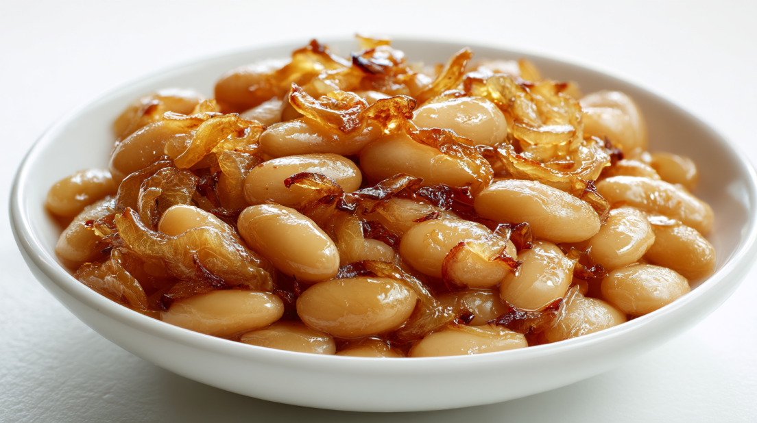 Caramelized Onion Cannellini Beans