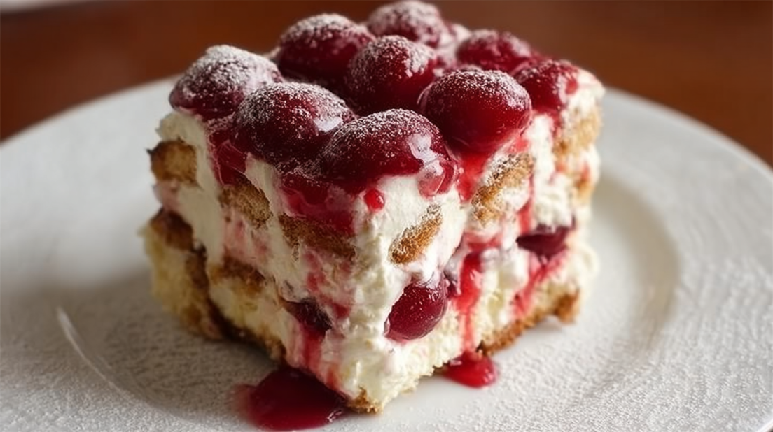 Cherry Amaretto Tiramisu
