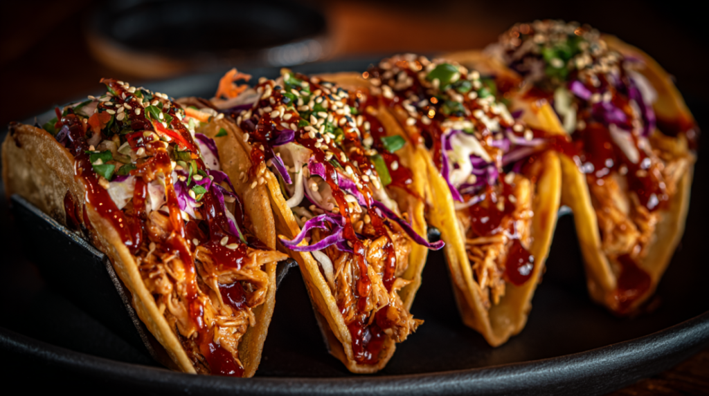 Chicken Wonton Tacos