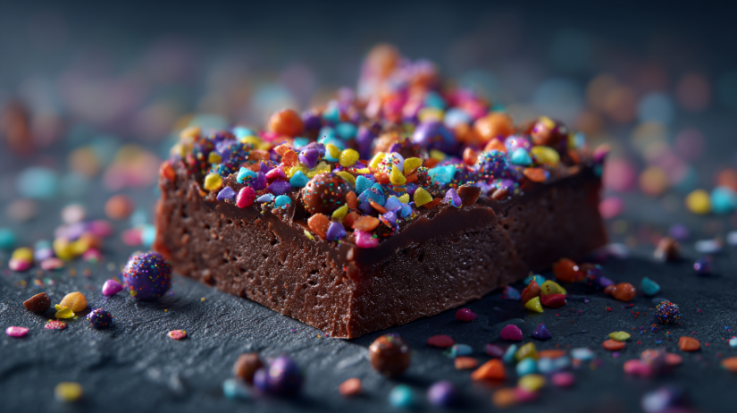 Chocolate Confetti Squares