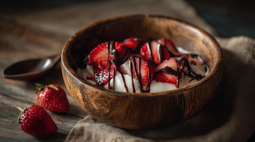 Chocolate Strawberry Yogurt