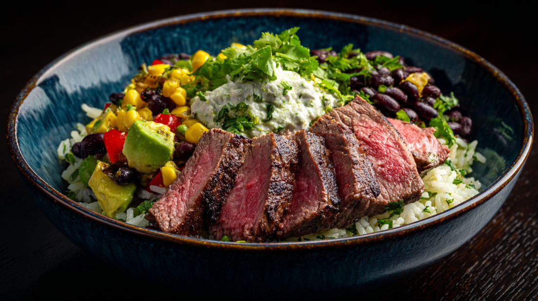 Cilantro Lime Steak Bowl