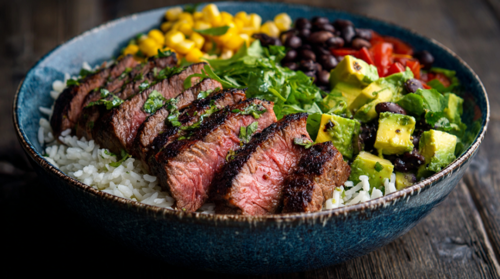 Cilantro Lime Steak Bowl