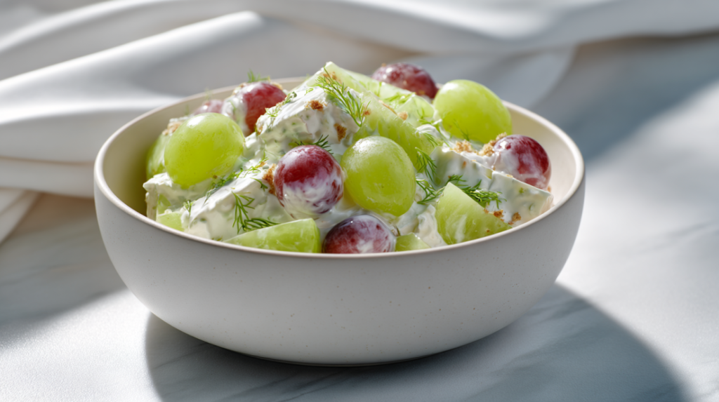 Cinnamon Apple Grape Salad