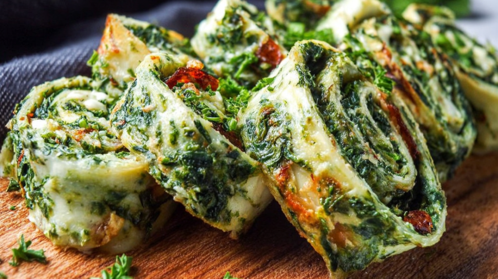 Classic Spinach Dip Pinwheels