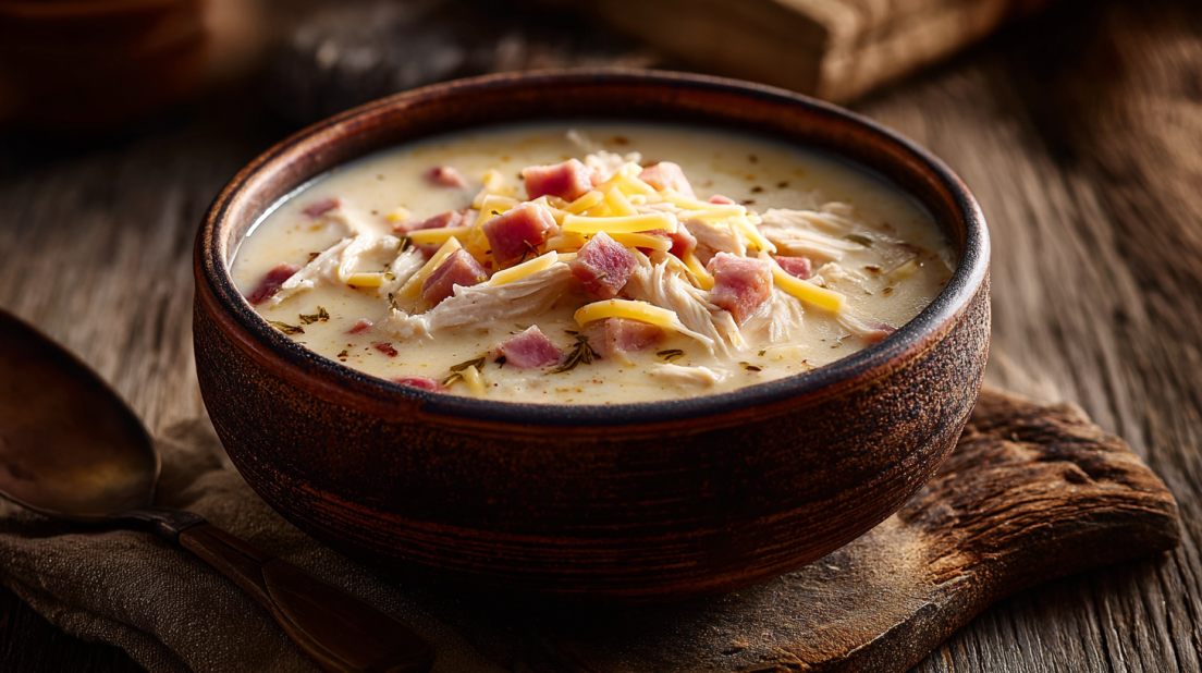 Creamy Chicken Cordon Bleu Soup