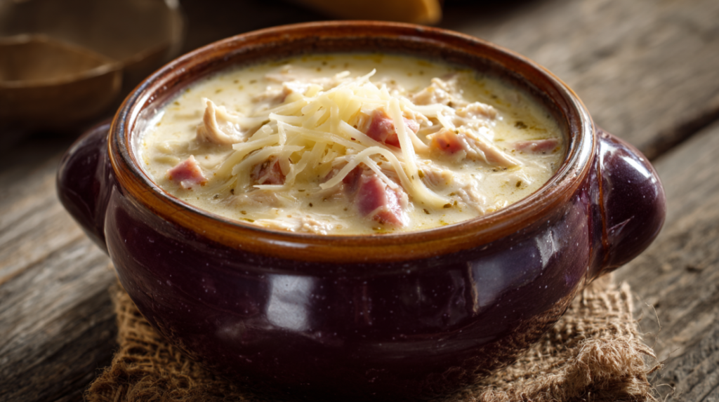 Creamy Chicken Cordon Bleu Soup