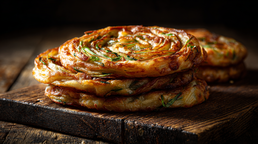 Crispy Chinese Scallion Pancakes