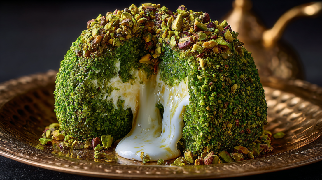Dubai Pistachio Cheese Bomb