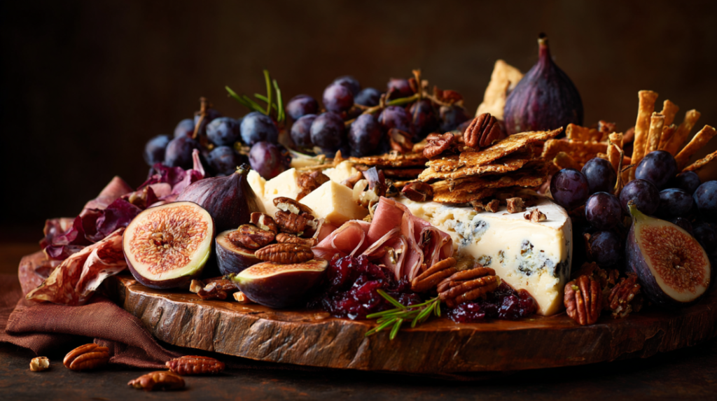 Friendsgiving Cheese and Fruit Board