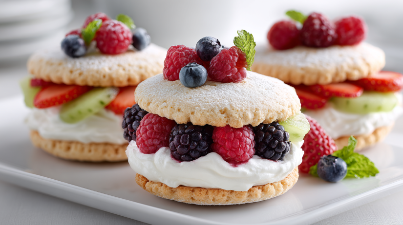 Fruit Cream Sandwiches