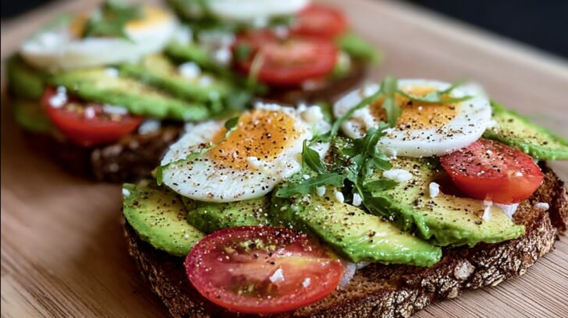 Galentine's Avocado Toast Board