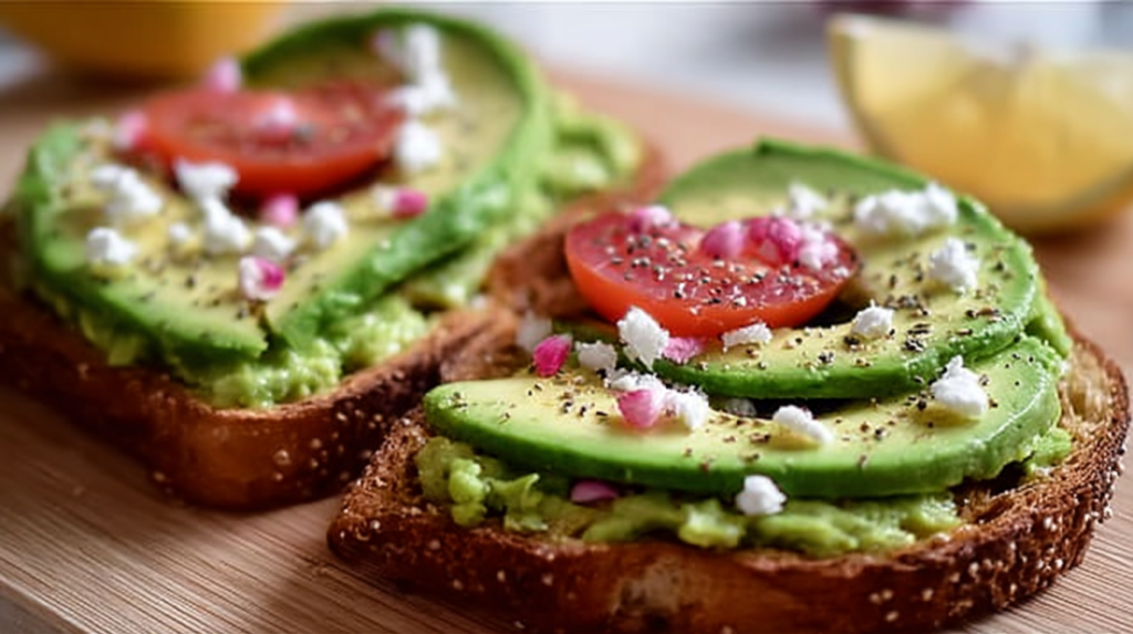Galentine's Avocado Toast Board