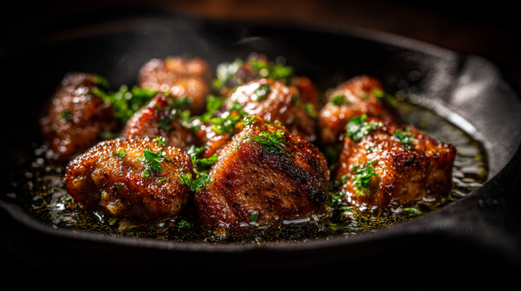 Garlic Butter Pork Bites
