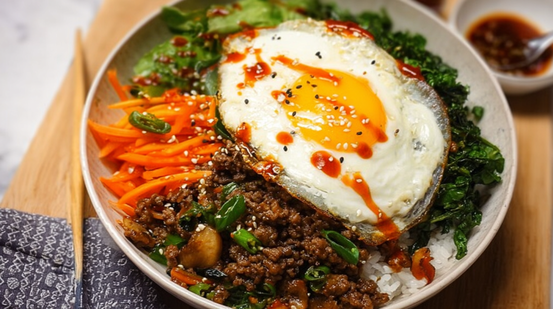Ground Beef Bibimbap