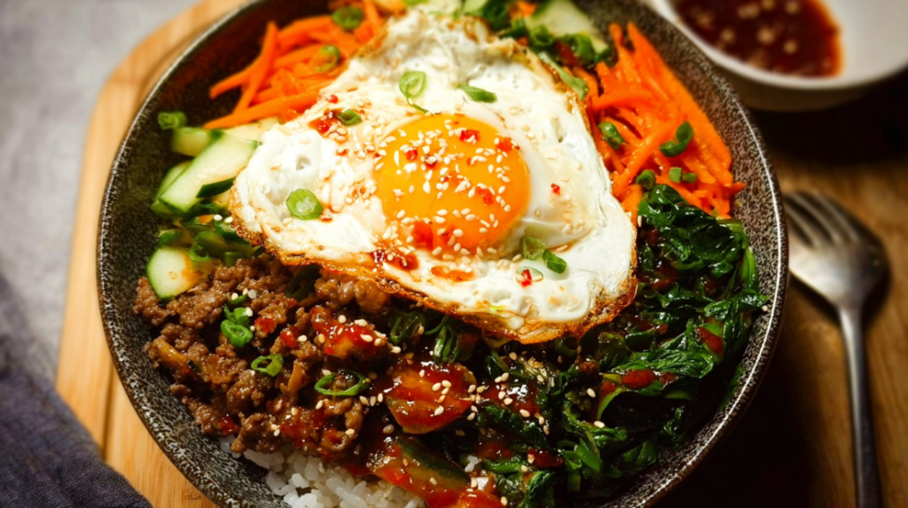 Ground Beef Bibimbap