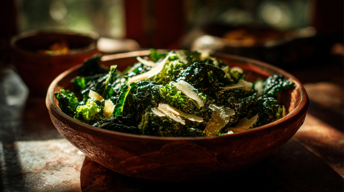 Lemon Parm Kale Salad