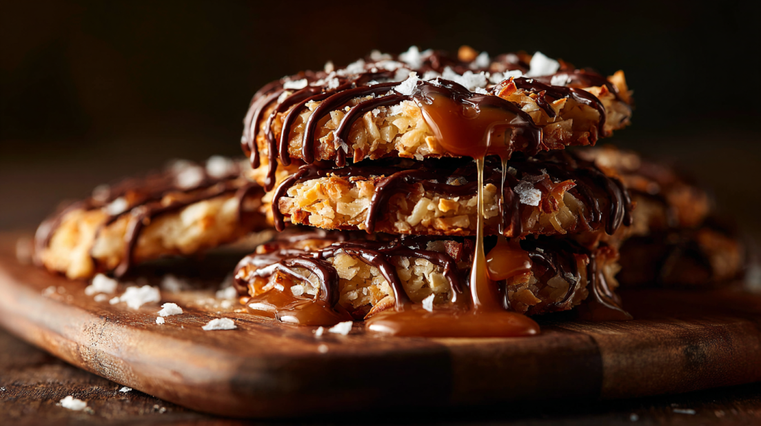 No-Bake Samoa Cookies