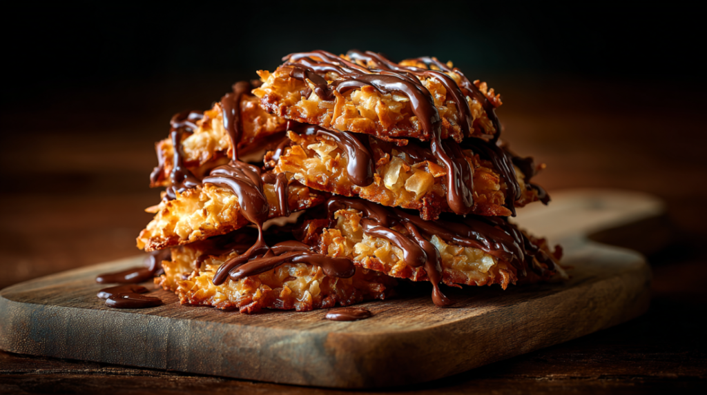 No-Bake Samoa Cookies