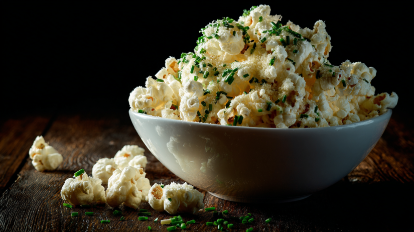 Parmesan Truffle Popcorn