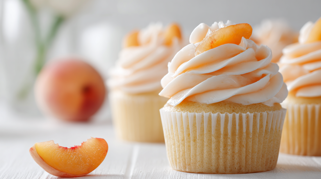 Peach Bellini Cupcakes
