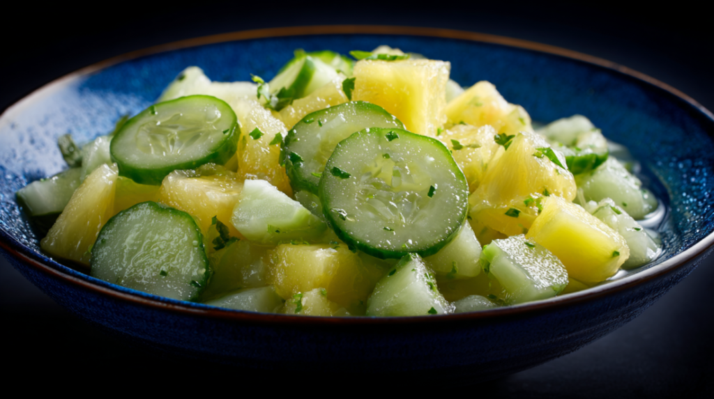 Pineapple Cucumber Salad