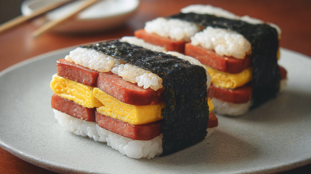 Spam Musubi with Egg 