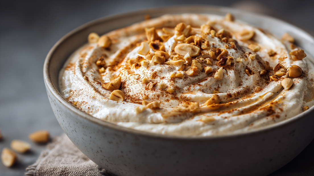 Spiced Peanut Butter Yogurt Dip