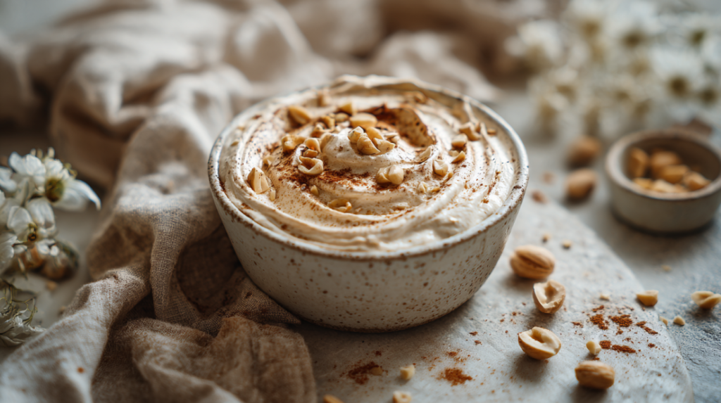 Spiced Peanut Butter Yogurt Dip