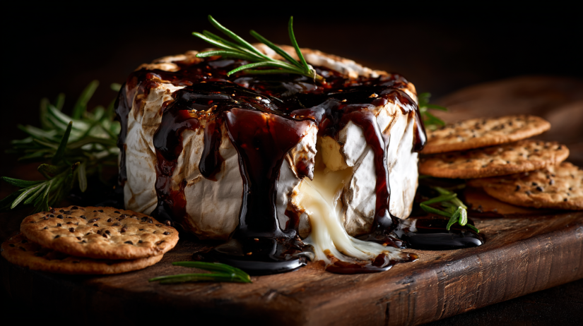 Spicy Sweet Balsamic Jalapeno Brie