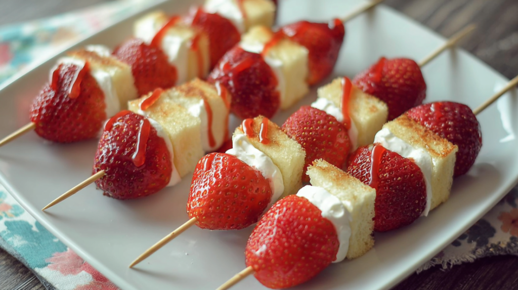Strawberry Shortcake Kabobs