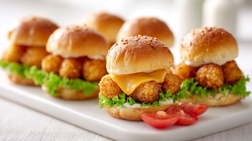 Tater Tot Mini Cheeseburger Bites