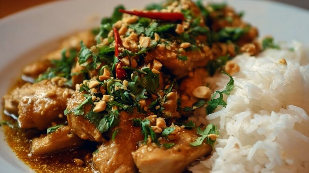  Thai Peanut Chicken 