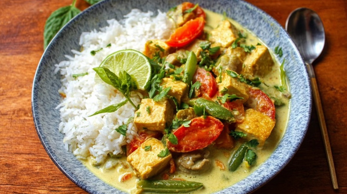 Thai-inspired Tofu Green Curry